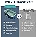 Foldable Non-Inflatable Swimming Pool, Portable Hard Plastic Shell Kids and Adults Pool, Dog Pool for Outdoor, Backyard and Garden, Easy Setup for Fun Water Play, 116