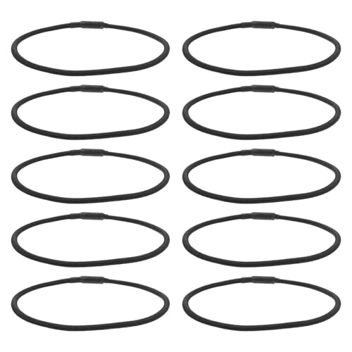 ULTECHNOVO 10Pcs Microphone Rubber Ring Replacement Shock Mount Rubber Bands Universal Elastic Bands Accessories for Recording Studio Music Training Art organization