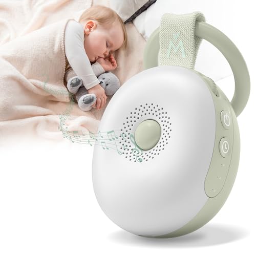 Image of Mavogel White Noise Machine - Portable Sound Machine for Baby Essentials, Rechargeable White Noise Machine Soothe Infant Boys & Girls Sleeping with Lights, Memory, Timer, Newborn essentials must haves