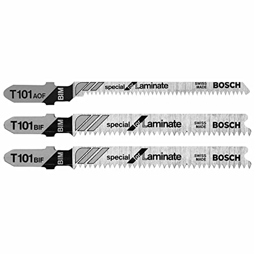 Bosch T-Shank Jig Saw Blade Set T503, 3 Pieces...