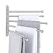 KES Swing Out Towel Bar 5-Bar Folding Arm Swivel Hanger Bathroom Storage Organizer Rustproof Wall Mount SUS 304 Stainless Steel Brushed Finish, A2102S5-2