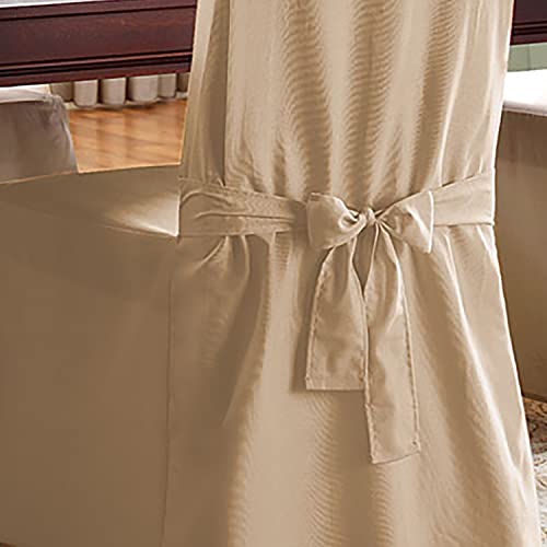 Surefit SF48422 Cotton Canvas Dining Chair One Piece Slipcover thumb #1