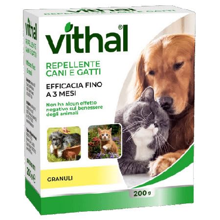Vithal Repellent granulare Cani e Gatti 400g | efficacia Fino a 3 Mesi