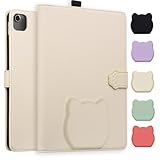 etui ipad air 2 amazon 🌲[Modèles compatibles]:Cette Motif de tête de chat mignon coque de protection Compatible avec iPad Air 11 2024/2025 / iPad Pro 11 2018/2020/2022 / iPad Air 5 10.9