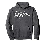 Fiftylicious 50 Years Old For Women Her Funny 50th Birthday Pullover Hoodie
