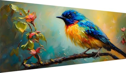 Broderie Diamant Oiseau Animal Kit Complet Peinture 5D Grand Format 100x220cm