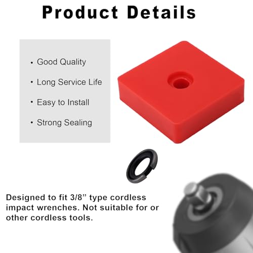 24 Sätze 3/8 Schlag Sicherungsring Clip Schlag Reibringe mit O-Ring, Inkl 2 Sicherungsring Amboss Installationswerkzeugen Kompatibel mit MIL Elektro- und Druckluftschlüsseln