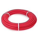 PureSec 15ft Red 1/4 Inch O.D. RO Tubing at 70°F-120PSI to 150°F-60PSI NSF Certified CCK 1/4'...