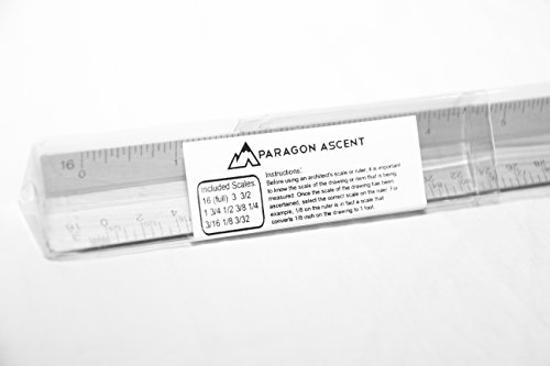 Aluminum Architect Scale 12-inch - With Case