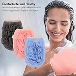 3 Pack Bath Loofah Body Sponge Brushes Loofah Exfoliating Glove Bath Shower Glove with Flower Bath Ball Bath Shower Loofah Sponge for Women and Men - Image 4