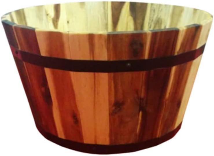 AVERA PRODUCTS AWP304160 - Maceta redonda de barril de 16 x 9.5 pulgadas