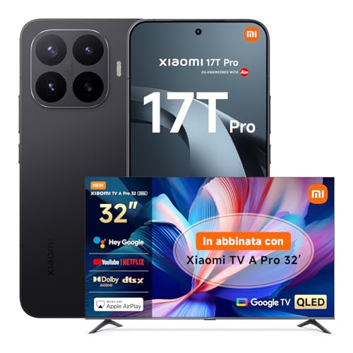 Xiaomi 17T Pro, Smartphone 12+256GB, Display Eye-Care 6,83