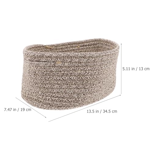 Panier de rangement en coton pour accessoires et petits jouets - 3