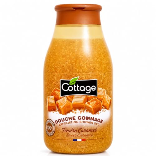Cottage Douche Gommage Tendre Caramel Grains Exfoliants 100% Naturels 1 Unité x 270 ml