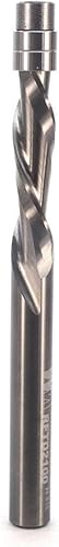 Whiteside Router Bits RFTD2100 Diámetro de corte de 14 pulgadas y broca de corte en espiral con corte hacia abajo