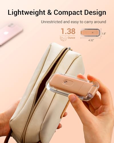 Image of DEWENWILS USB Rechargeable Book Light for Reading in Bed, Clip-on LED Reading Lamps Portable Bookmark Lights for Kids, Book Lovers, Warm White, Brightness Adjustable for Eye Protection (Mocha)