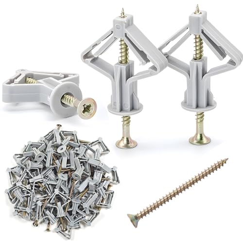 100 Stück Butterfly Hohlraumdübel Set für...