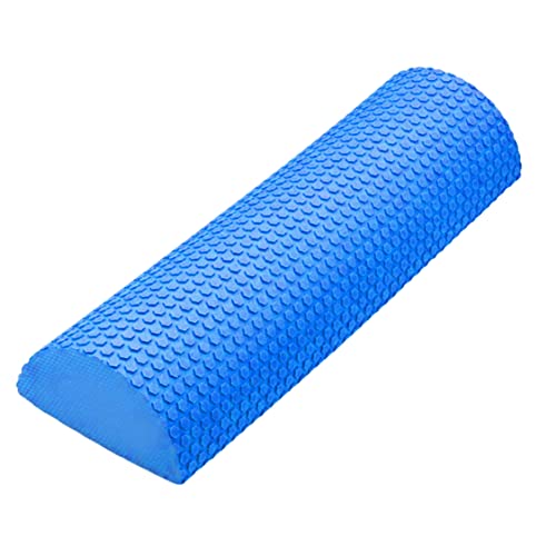 Half Round Foam Roller EVA Barra para Ejercicio de Espalda Columnas de Yoga para Masaje Muscular y de Tejidos Azul miniatura 4
