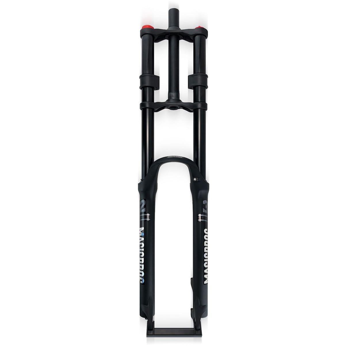 Downhill rower górski amortyzowany widelec 26 27,5 29 cala podwójne ramię Air 1-1/8 cala hamulec tarczowy prosty QR 9 mm podróż 160 mm regulowane odbicie