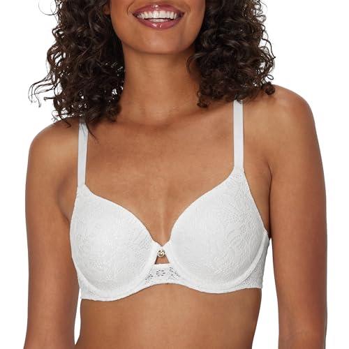 Maidenform Women's Custom Lift Bra, One Fab Fit Underwire Bra, Convertible Straps, Full Coverage Bra