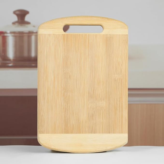 Small Natural Bamboo Wood Chopping Cutting Board for Kitchen Vegetables, Fruits & Cheese, BPA Free, Eco-Friendly, Anti-Microbial Durable and Easy to Clean (30 x 20 cm) Small Natural Bamboo Wood Chopping Cutting Board for Kitchen Vegetables, Fruits & Cheese, BPA Free, Eco-Friendly, Anti-Microbial Durable and Easy to Clean (30 x 20 cm)
