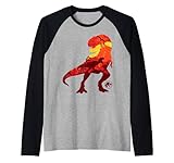 20JWOT00010A-001 Jurassic World: Fallen Kingdom T-Rex Volcanic Eruption Fill Camiseta Manga Raglan
