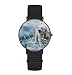 Orso polare bianco Orologi da uomo Orologi da uomo Ultra sottile impermeabile personalizzato orologio da polso cinturino in nylon, Multi