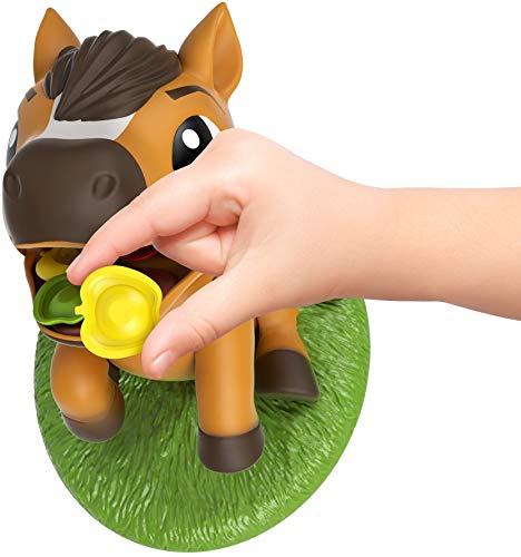 Mattel Games GXD69 - "Spirit Untamed" Stackin' Snackin' Apples Kinderspiel, Stapelspaß mit dem hungrigen Pferd für 2, 3 oder 4 Spieler ab 5 Jahren – Bild 6