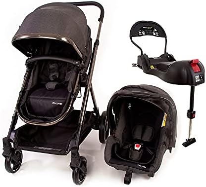 Safety 1st, Travel System Discover Trio, com Isofix, Black Chrome