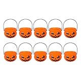 Un cadeau parfait et amusant pour les enfants et les amis à Halloween, le seau de citrouilles d'Halloween peut créer une atmosphère d'Halloween réaliste