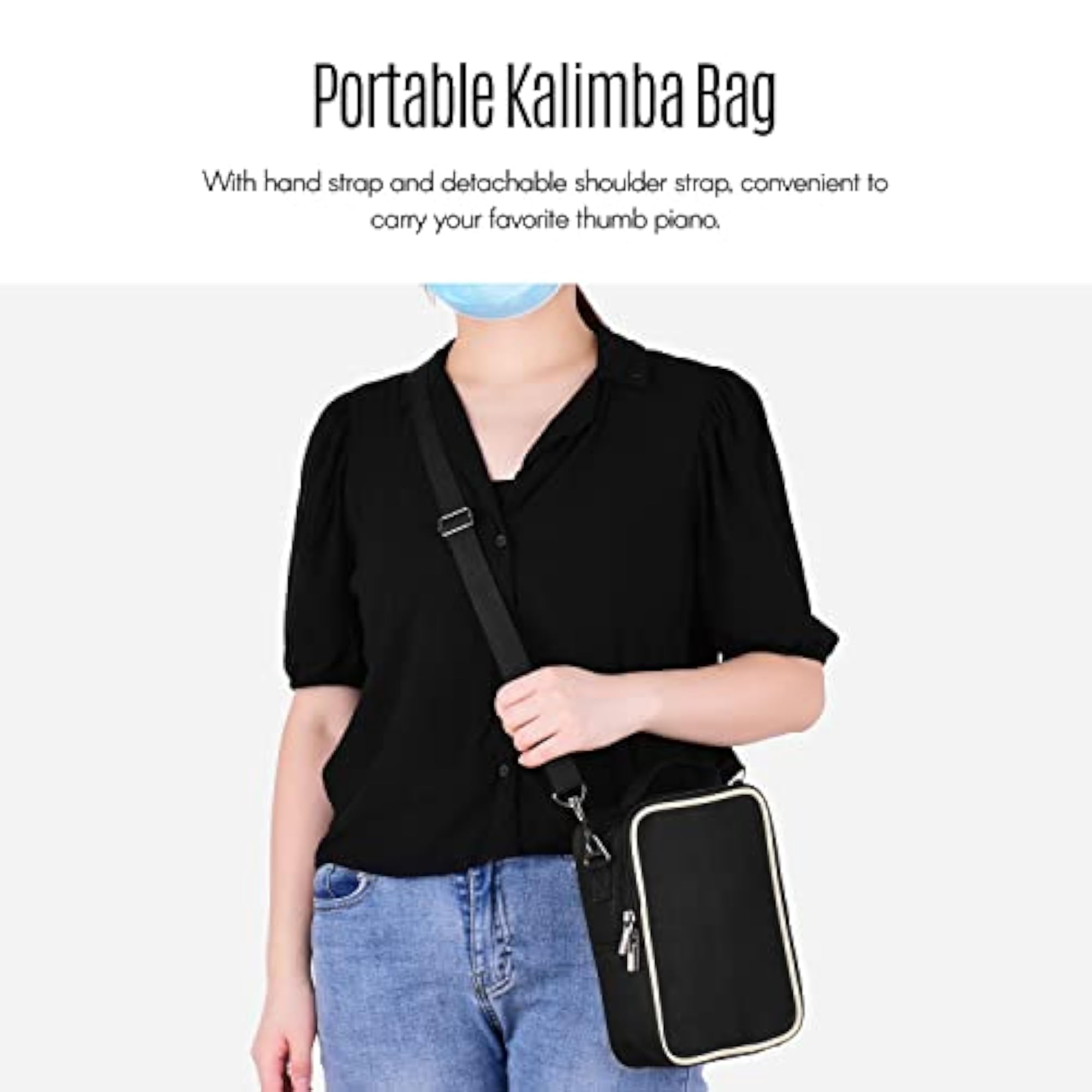 Portable Waterproof Kalimba Storage Bag for 10 & 17 Keys
