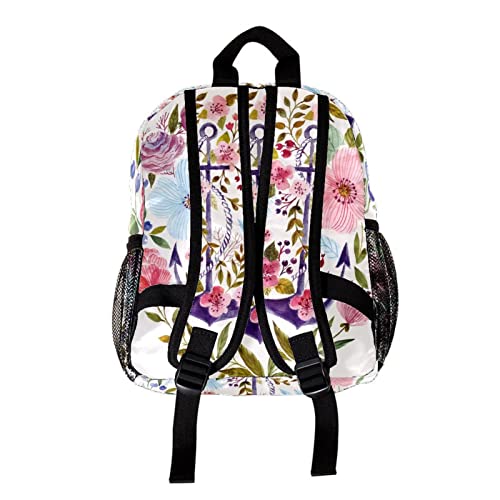 Sac à dos pour garçons et filles marbre rose 30,5 cm multicolore