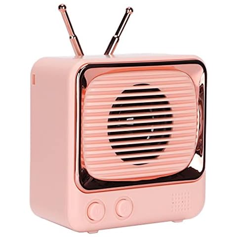 Estink Kabelloser Bluetooth-Lautsprecher, Tragbarer Retro-Bluetooth-Lautsprecher in TV-Form Cover