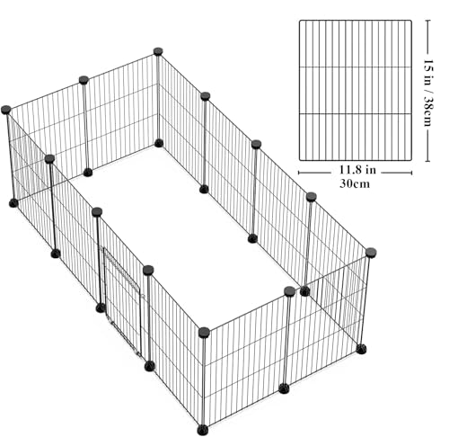Langxun MWP-12 Diy Small Animal Pet Playpen With Door, Rabbit thumb #1