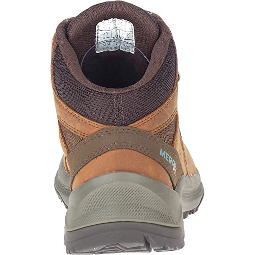 Merrell Women's Erie Mid LTR Wp Boat Shoe, Toffee, 4 UK Hikerstore