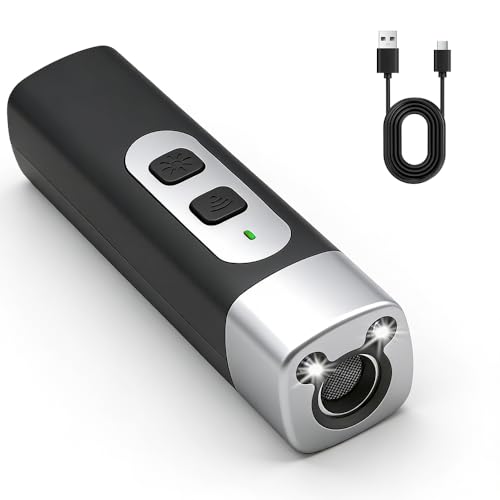 Wxeadu Ahuyentador de Perros Ultrasonidos, Dispositivo Antiladridos para Perros, Bloqueador de Ladridos Ultrasonido con 3 Frecuencias Ajustables, Indicador LED para Pequeños a Grandes Perros