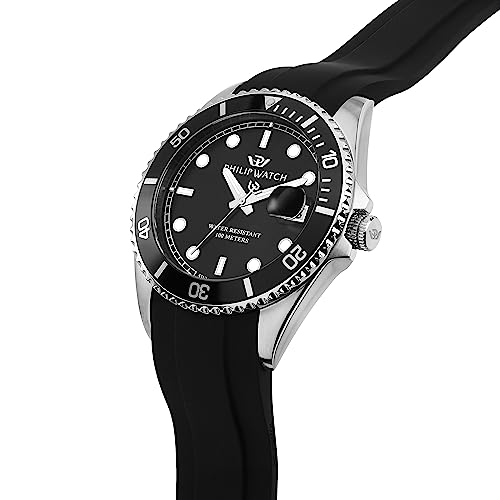 Philip Watch Caribe Orologio Uomo, Tempo E Data - 42Mm - 5