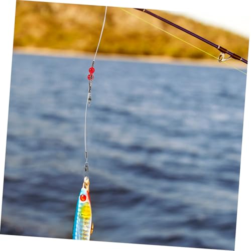 Set de 6 líderes de pesca de nylon resistentes KESYOO miniatura 4