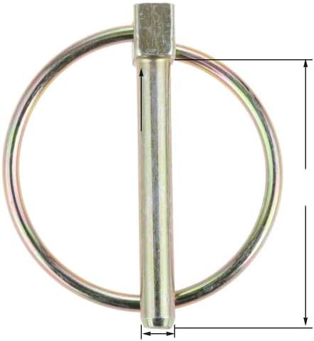 10/5/2Pcs Quick Lock Release Trailer Truck Coupler Safety Pins Bicycle Stroller Cargo Boat Hitch Hook Clip D Shaped Buckle Pins-M10x45mm 2pcs