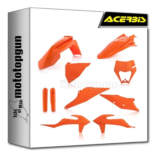 Kit cache carenage orange Acerbis pour réparer carrosserie KTM XC-W 125