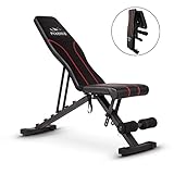 FLYBIRD トレーニングベンチ インクラインベンチ 可変式フラットベンチ アジャスタブル 角度調節簡単 組立不要 折りたたみ式 収納便利 シットアップ 耐荷重227KG 筋トレ 家庭用 日本語説明書 (ブラック) FLYBIRD トレーニングベンチ インクラインベンチ 可変式フラットベンチ アジャスタブル 角度調節簡単 組立不要 折りたたみ式 収納便利 シットアップ 耐荷重227KG 筋トレ 家庭用 日本語説明書 (ブラック)