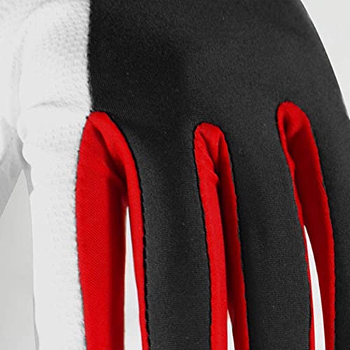 Golf Gloves Golf Gloves Horse Gloves Equestrian Training Golf Breathable Comfort Pu Leather Riding Gloves Golf Gloves For Men Gloves (Color : Red, Size : Medium) #TOP6