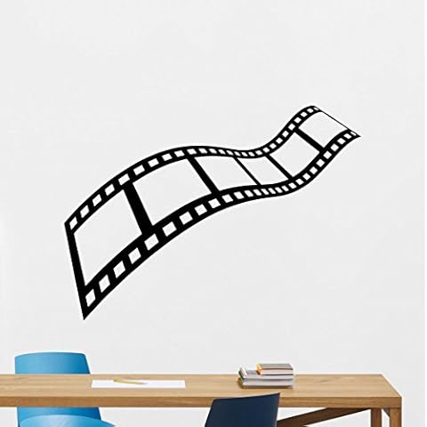 Film Strip Wall Decal Film Reel Vinyl Sticker Home Cinema Theater Decor Wall Art Design Camera Action Movie Bedroom Wall Decor Mural 247xxx Cover