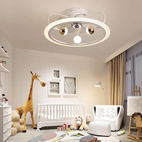 Deckenventilator Mit Beleuchtung,Einstellbare Farbe Und Geschwindigkeit Moderne Led Deckenventilator ,Fernbedienung Niedliche Deckenventilator Mit Lampen Zur Beleuchtung Schlafzimmer Wohnzimmer Cover
