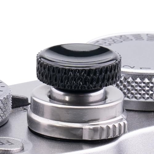 VKO Camera Shutter Button,Soft Shutter Release Button Black(3 Pack)