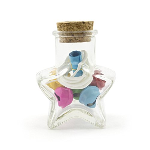 Bricolage : jingle bells en étoile avec bouteille en verre et cordes pour vos décors faits main