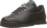 Puma Boys' Roma Basic PS Sneaker, Puma Black/Puma Black, 2 M...