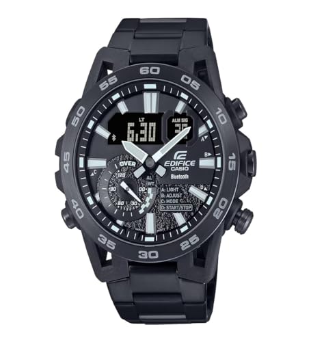 Casio Edifice Men's Watch - ECB-40BK-1ADF Black Dial