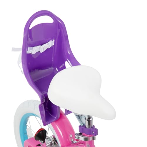 Image of JOYSTAR Little Daisy Kids Bike for Girls Boys Ages 2-7 Years, 12 14 16 Inch Girls Bikes with Doll Bike Seat & Streamers, Boys Bike with Flag & Number Plate, Multiple Colors