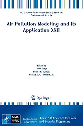 Air Pollution Modeling and its Application XXII 2014th Edition book cover